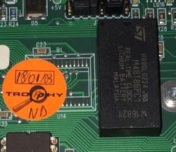 Carestream Microprocessor board U15 battery (black)